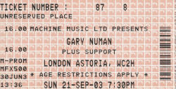 London Ticket 2003